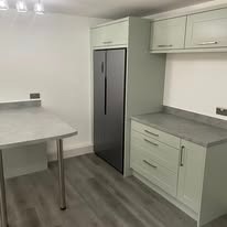 Modern kitchen installation with sleek finishes