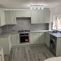 Contemporary kitchen design with custom storage