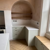 Bespoke kitchen design with modern conveniences