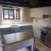 Traditional kitchen design with modern functionality