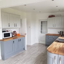 Modern bespoke kitchen with custom features
